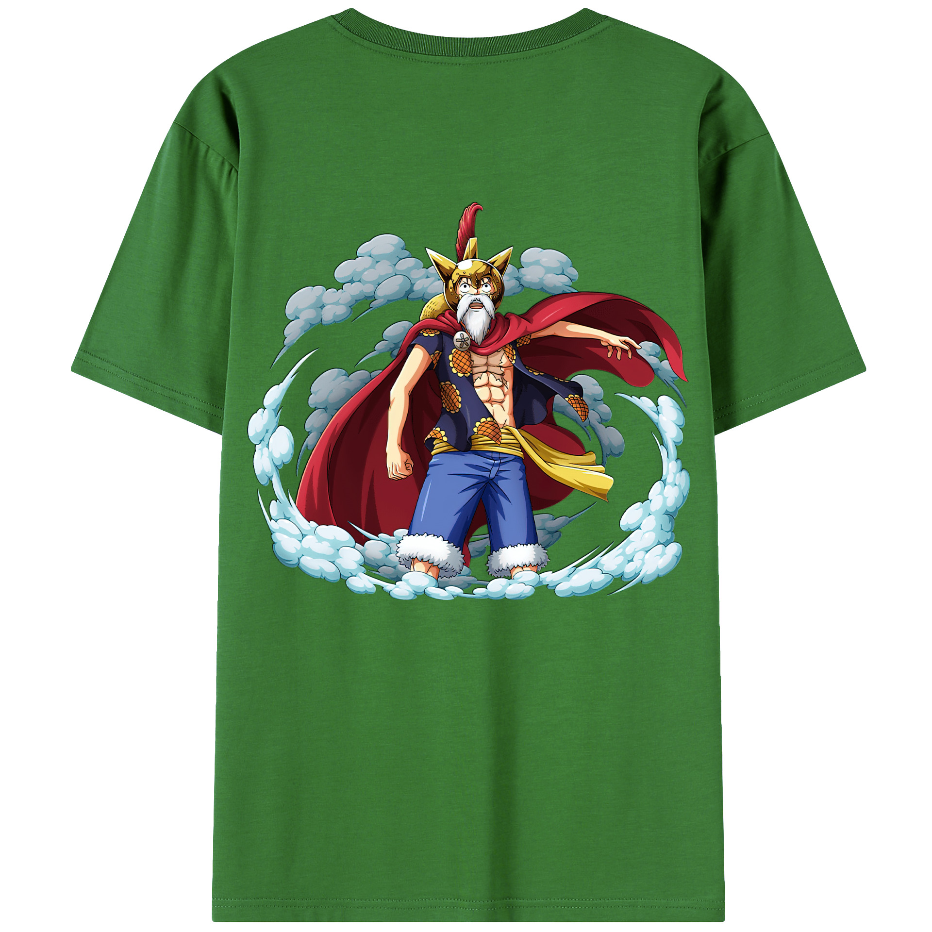 ワンピース モンキー・D・ルフィ ONE PIECE Monkey D. Luffy レディース半袖Tシャツ(バックプリント)